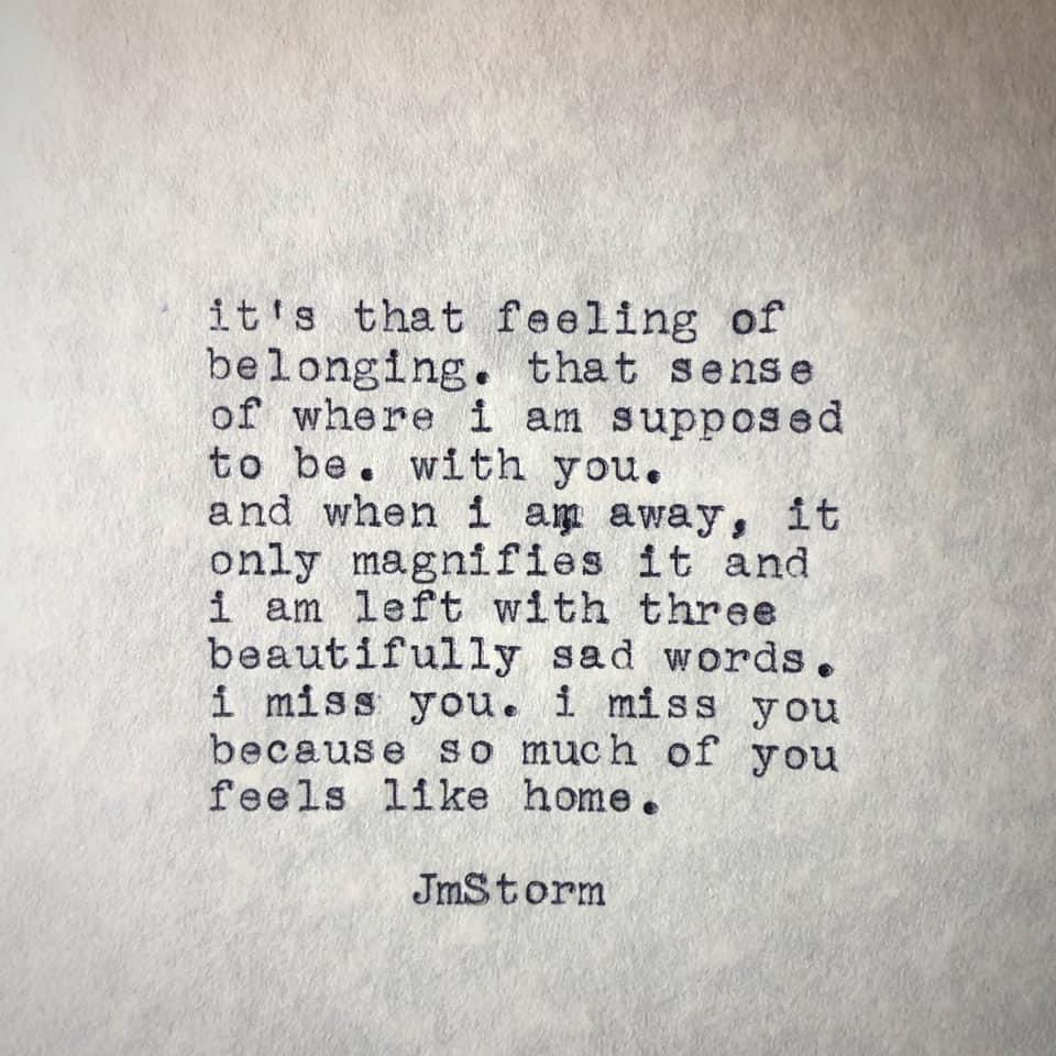 I miss you. 
****
Shop jmstorm.com for cards, journals, signed books and more.  #JmStorm