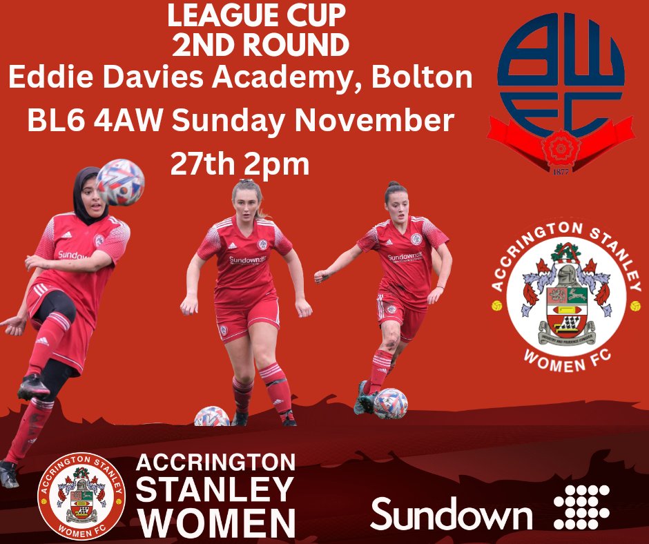 ASWFCofficial's tweet photo. After last night's Christmas lights switch on, the girls are in league cup action this Sunday away to Bokton Wanderers . Looking to put the first league defeat of the season behind them, the girls will want to try and put the chances created away this time out.@AmazingAccy https://t.co/40z0fjs51P