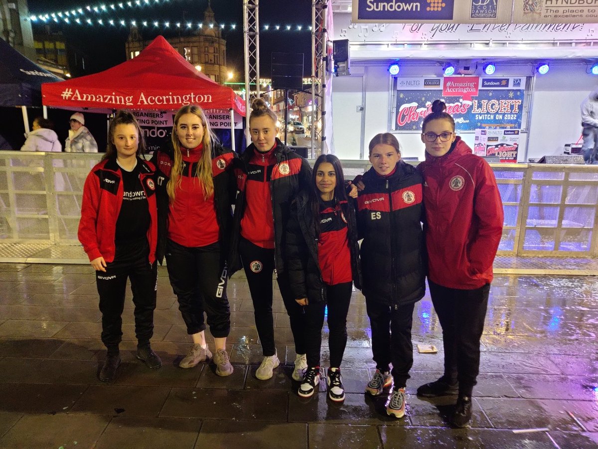 ASWFCofficial's tweet photo. After last night's Christmas lights switch on, the girls are in league cup action this Sunday away to Bokton Wanderers . Looking to put the first league defeat of the season behind them, the girls will want to try and put the chances created away this time out.@AmazingAccy https://t.co/40z0fjs51P