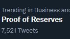 HerschbeinCPA's tweet photo. Proof of Reserves if trending. 
CPAs and Blockchain gurus all over the world are smiling. 
#CPA #blockchain #CryptoCurrency #NJCPATech
@SeanSteinSmith @MarkEckerle https://t.co/SWrf2LDtmt