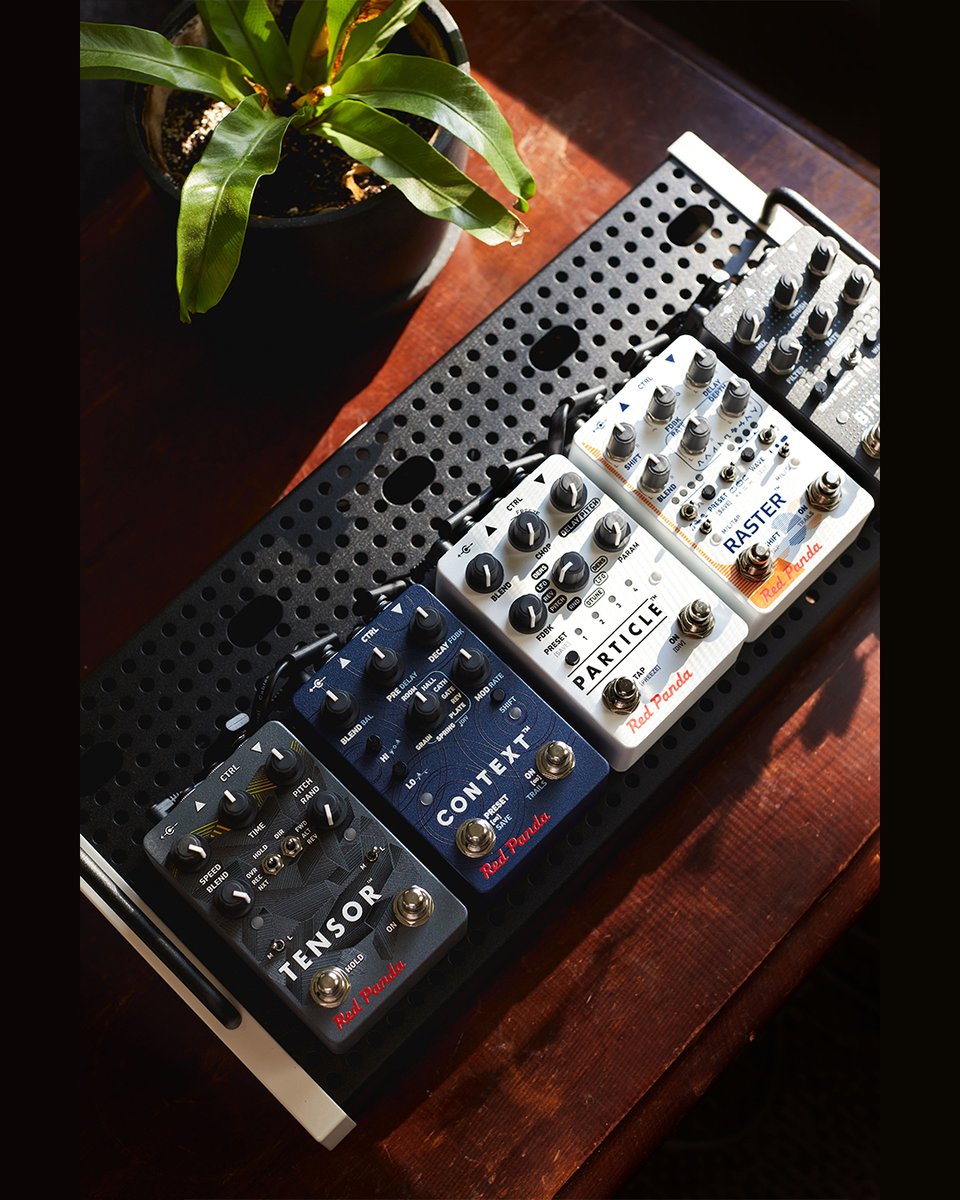 redpandalab's tweet photo. 15% off all pedals through Monday. On our website or at participating dealers. (Link in bio.)
Particles have new firmware version 2.2 installed and ready to go.
#redpandalab #blackfriday #guitarpedals https://t.co/pakpWlpYgF