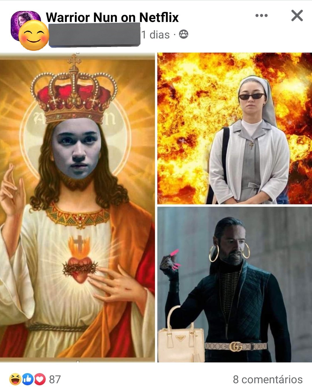 Discussing Film on Twitter "someone posted these on the warrior nun facebook group now there is