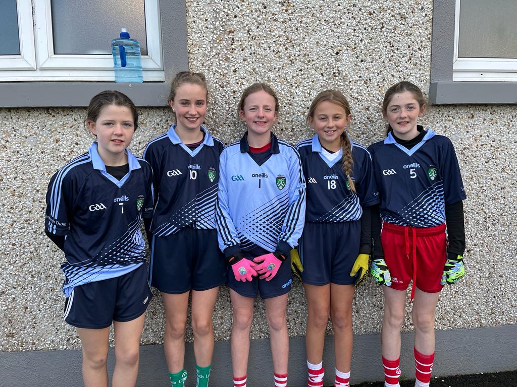 DoonGaaClub's tweet photo. Well Done to the 9 Girls &amp; Boys Aoibheann, Maya Emma, Liz, Millie, Cian, Eoin, Junior &amp; Aaron 
Who Represented The East in Football Organised by Cumann na mBunscol Luimnigh. We Are Very Proud of Ye All.
Thanks to Br. Dormer For Taking The Pictures. @OolaGAA @LimerickGAAzine https://t.co/lDj88Gsftb