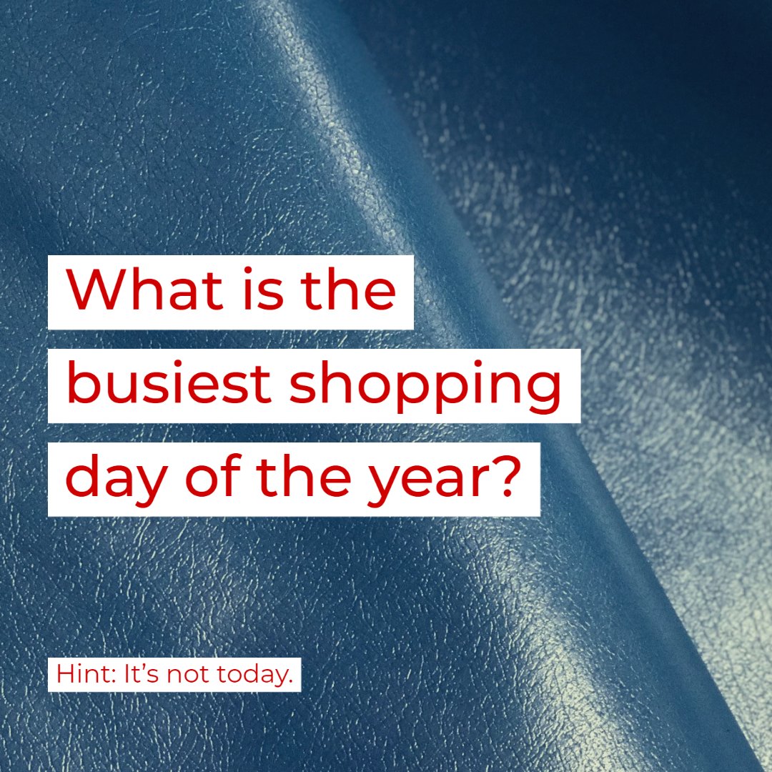 valuevinyls's tweet photo. As hard as it is to believe, Black Friday is NOT the busiest shopping day of the year. It’s the Saturday before Christmas! #funfactfriday https://t.co/Gss439zmjB