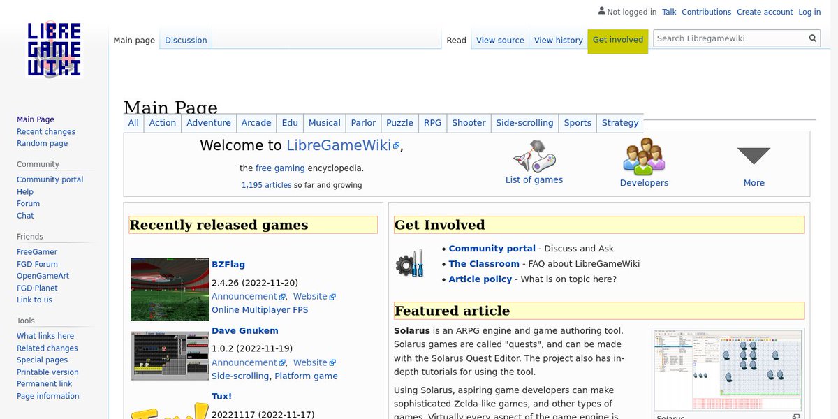IndieRandWeb's tweet image. Libregamewiki

libregamewiki.org/Main_Page

Discussions: discu.eu/q/https://libr…

#linux_gaming #opensource #opensourcegames