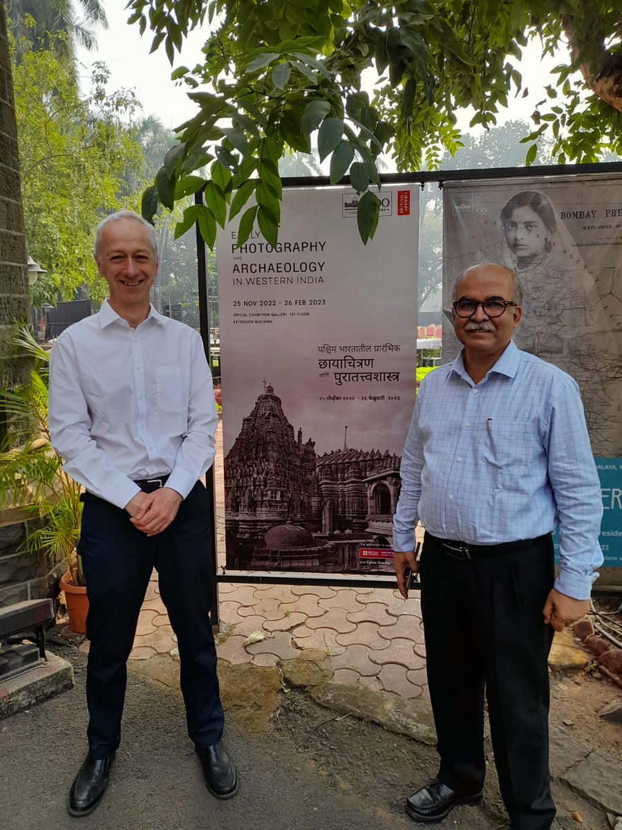 britishlibrary's tweet photo. We are delighted to announce the opening of the exhibition ‘Early Photography and Archaeology in Western India’ in collaboration with @CSMVSmumbai supported by British Council's India/UK Together Season of Culture.
#csmvs #csmvs100 #IndiaUKTogether #SeasonofCulture @inBritish https://t.co/qKTEcS5kUm