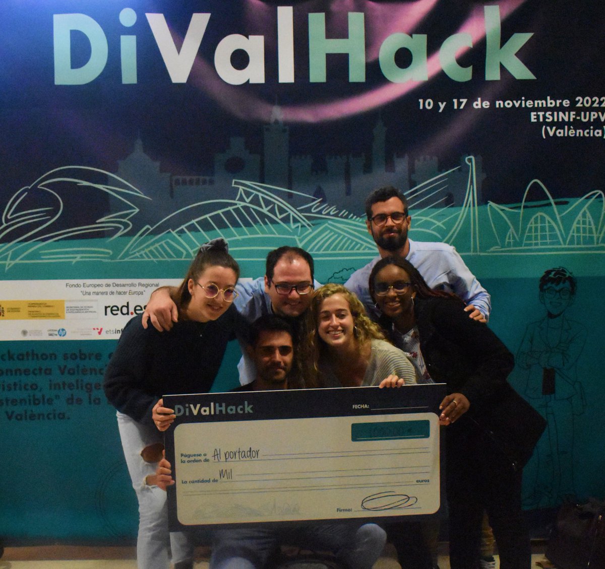 DivalHack's tweet photo. ¡EL17 DE NOVIEMBRE CELEBRAMOS EL #DEMODAY del @DiValHack!

Un día lleno de nervios por los #pitchs de los 11 equipos que han estado trabajando en sus proyectazos.

¡Gracias a todos por participar y felicidades a los ganadores!

🥇TourDog
🥈TurismeDTI
🥉BeeCycle https://t.co/kmsYRZfhDK