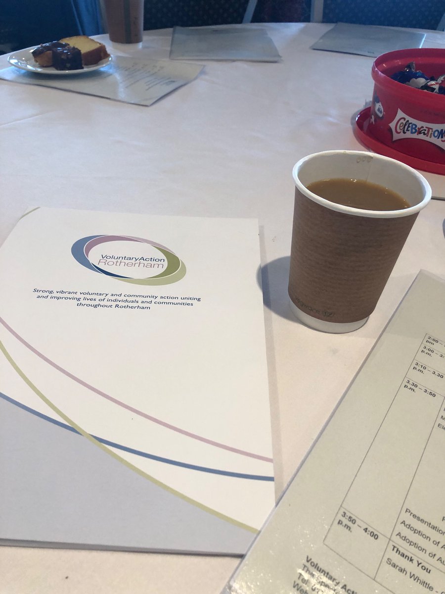 Lovely to see <a href="/VARotherham/">Voluntary Action Rotherham</a> colleagues today for the AGM at Rotherham New York Stadium. Happy Friday everyone- thanks for the cake!