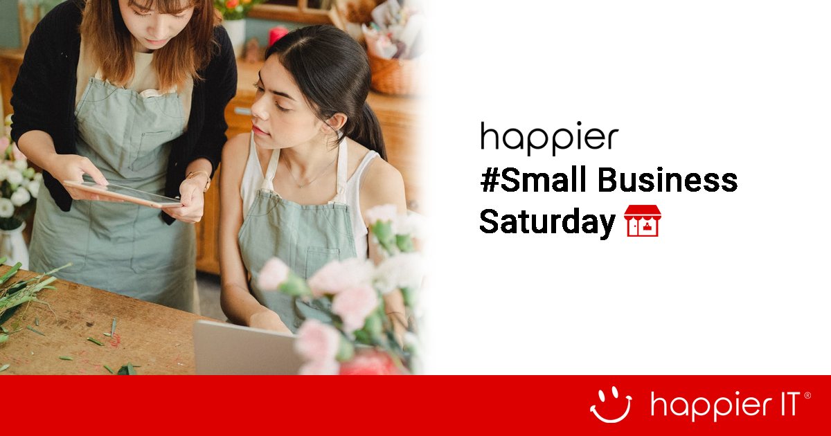 Tomorrow is #SmallBusinessSaturday 
Show some love and support your local small businesses ❤️

#SmallBusiness #BusinessOwner #SMB #local #happierIT