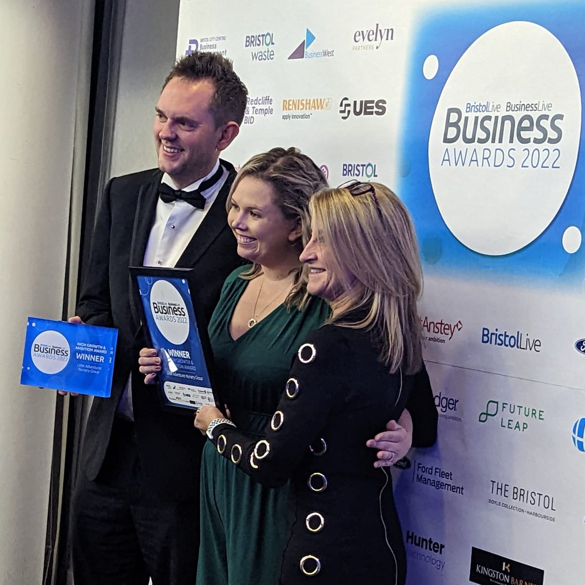 WeRDestination's tweet photo. Another fantastic win for a client this week!
Massive congratulations to Little Adventurers Nurseries who secured the win at the prestigious 2022 Business Live Business Awards in the High Growth and Ambition Award category!

Amazing work and congratulations! https://t.co/l78AvaxhJN