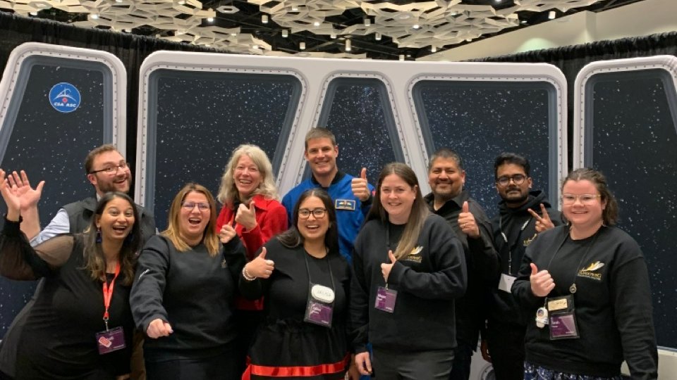 We are joining forces with our friends from 
<a href="/UlnoowegEd/">Ulnooweg Education Centre</a> this week for a panel and booth at the #NationalGathering for Indigenous Education to help foster conversation about this important topic and present resources and learning opportunities. 🤝asc-csa.gc.ca/eng/youth-educ…
