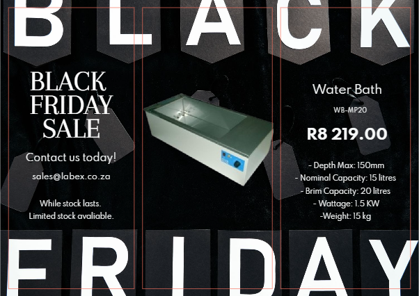 LabexLtd's tweet image. Don&apos;t miss out on our WB-MP20 Waterbath, now only R8 219.00

For more information or a quotation please contact us on 011 728 1338 or send us an email to sales@labex.co.za

This deal is available from the 14th - 30th November 2022.

While Stock Lasts. Limited Stock Available.