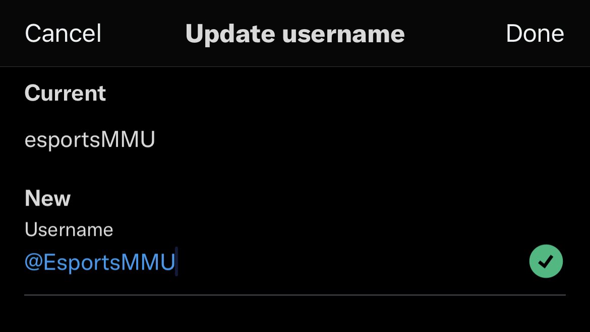 esportsMMU's tweet photo. Fixed 👍 https://t.co/9cJYiQlZje