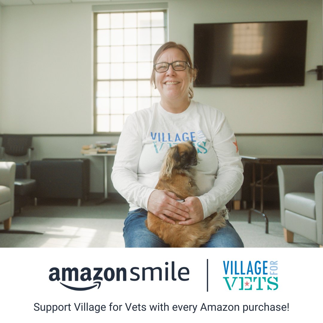 VillageforVets's tweet photo. This #BlackFriday, make every purchase count by shopping with @amazonsmile Visit https://t.co/9xcucgL7Ju and search for Village for Vets as your charity or click the link in our bio! https://t.co/NTzvAQVFNn