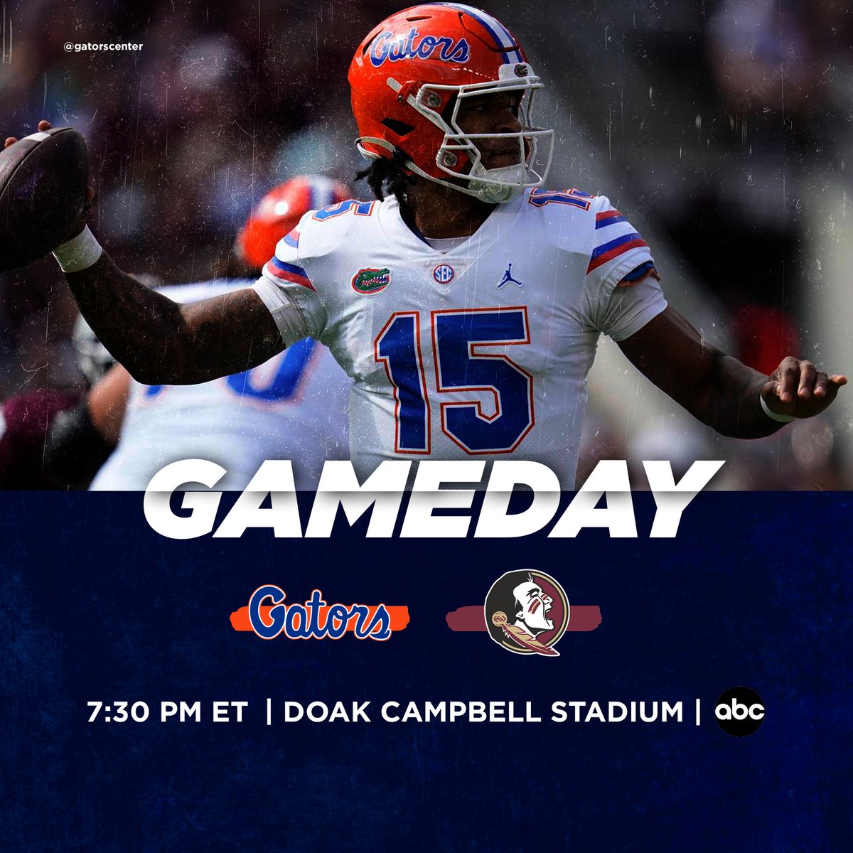 GatorsCenter's tweet photo. Gameday! 

#GoGators https://t.co/51qHfYoIlj