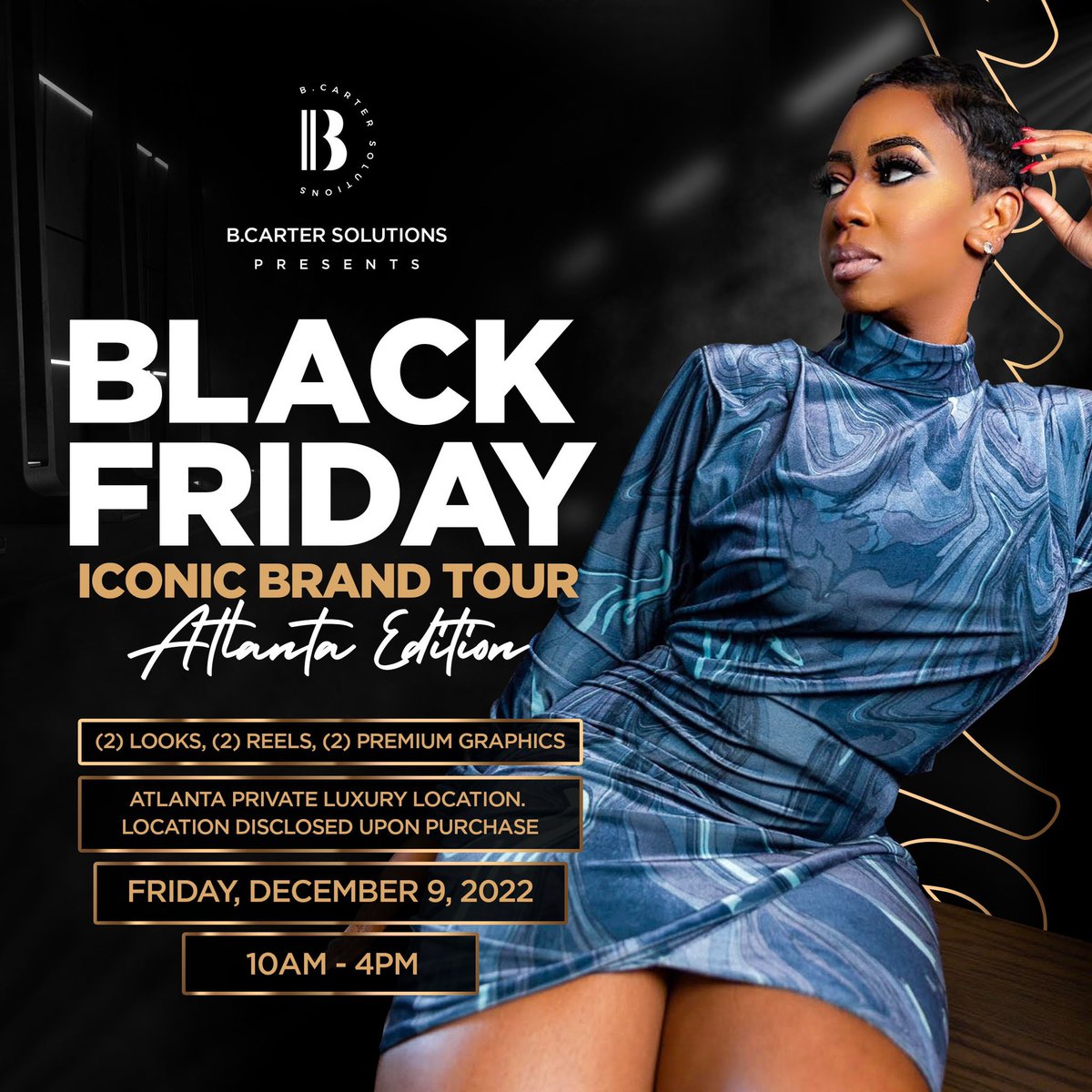 BCSolutions_'s tweet photo. ⚡️Not Your Average #BlackFriday Sale! ⚡️🔥

🔥 ATLANTA, we are closing out 2022 with our final 2022 ICONIC BRAND TOUR to create a collection of consistent imagery that can be used on your website, social media, and other marketing channels.

GRAB YOUR 🎟️
https://t.co/nT94hQtxHM… https://t.co/6yHZXyuoBJ