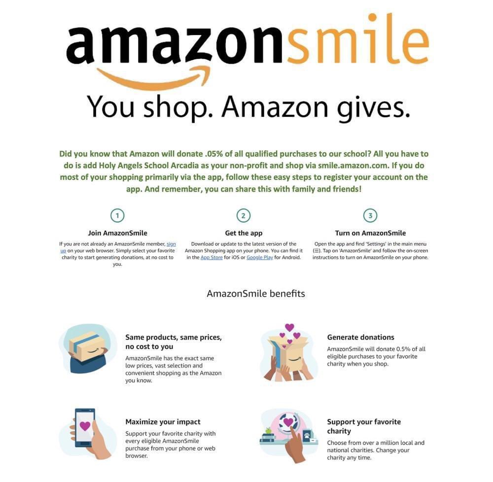 While you are shopping today, please consider supporting Hillsborough County Council by adding us to your Amazon Smile account. Every little bit helps!