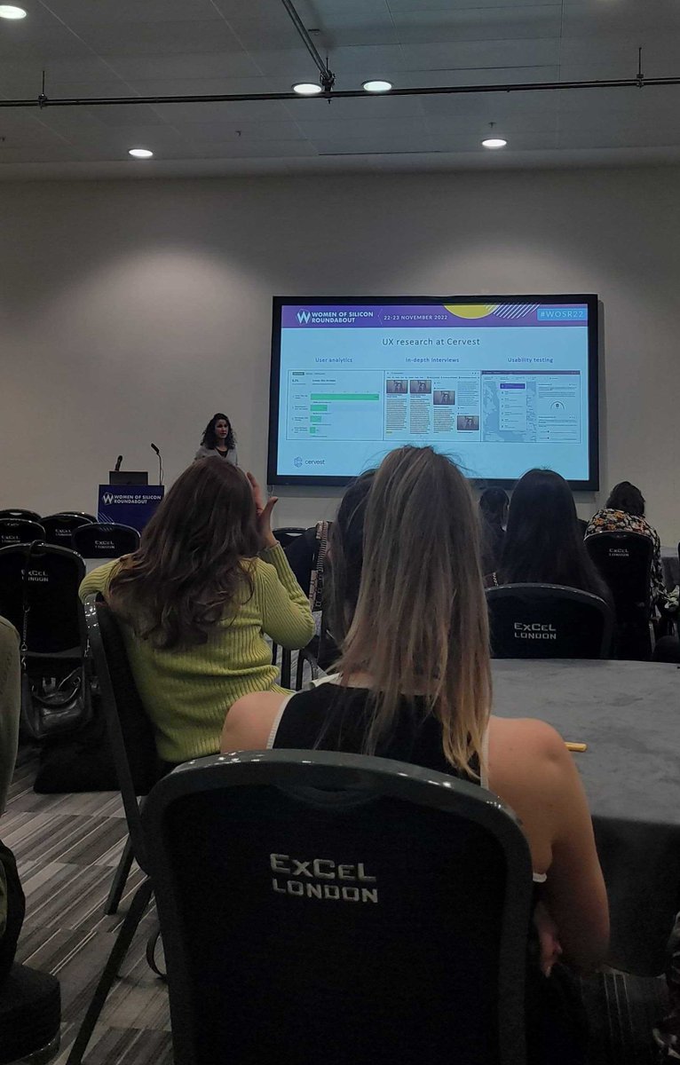 CervestEarth's tweet photo. 🎬 Climate intelligence pioneers in action - Women of Silicon Roundabout edition!

Earlier this week, Veronica Reyero, UX Researcher, was invited to deliver a workshop at #WoSR22 where she shared how #UX research feeds into our #ClimateIntelligence product, EarthScan™. https://t.co/iXCVb03dL8