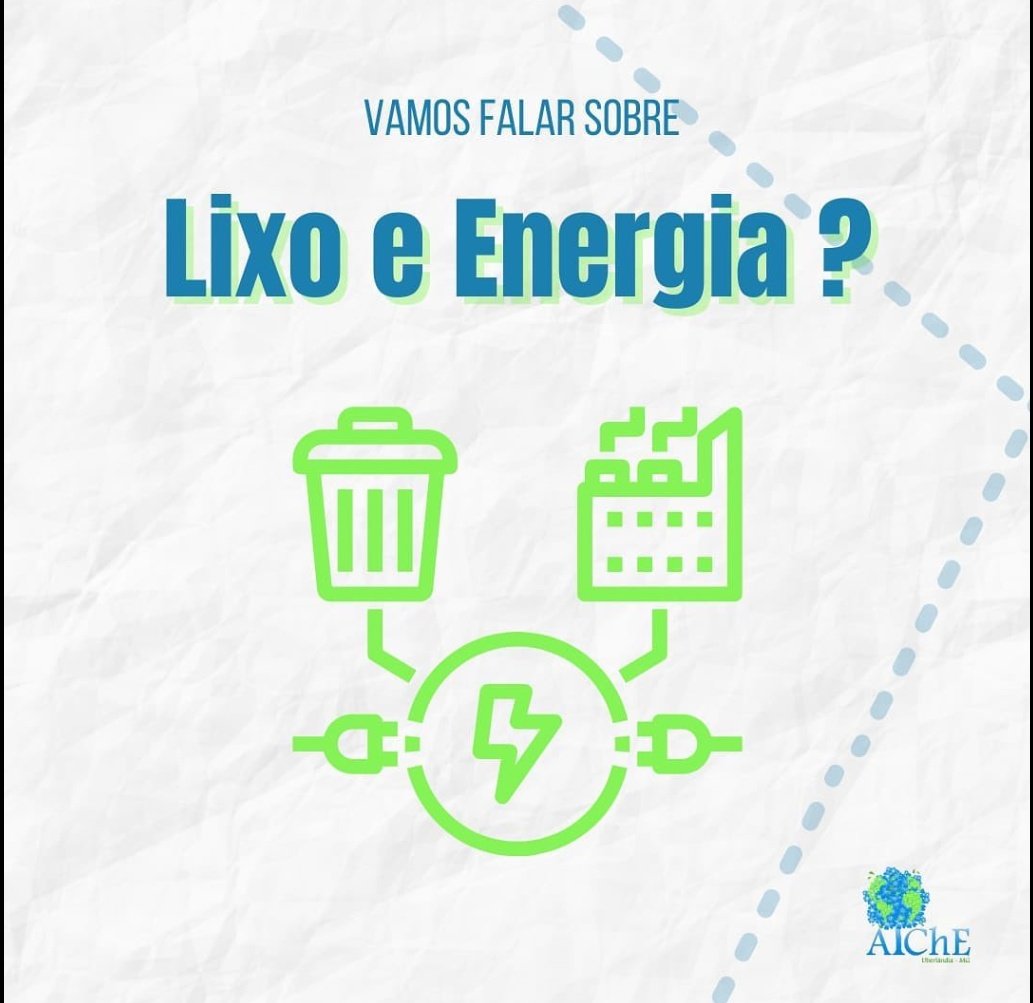 AicheUfu's tweet photo. 💙💚💙💚 Fala galerinha, vamos falar um pouco sobre destinos para o lixo que produzimos e como gerar energia a partir dele? Então dá uma olhada nesse post que preparamos só para vocês💚💙💚💙
https://t.co/CN3tt2nN7f https://t.co/Q6oIwlh45s