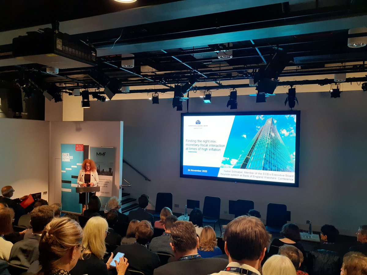 MMF_research's tweet photo. Thank you to the keynote speakers, panellists and attendants at our first Bank of England Watchers’ conference at @KingsCollegeLon 

Great day of discussion about the challenges of @bankofengland

Special thanks to the organisers David Aikman, Richard Barwell &amp; @MizenPaul https://t.co/V4h6cEigcE