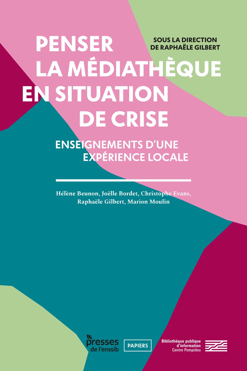 Ne manquez pas les rencontres des presses de l'Enssib au CDML le 15 décembre à 10h, « Penser la médiathèque en situation de crise : enseignements d'une expérience locale ». Avec Raphaëlle Gilbert, Joëlle Bordet, Marion Moulin, Hélène Beunon, Christophe Evans, Anne-Marie Vaillant