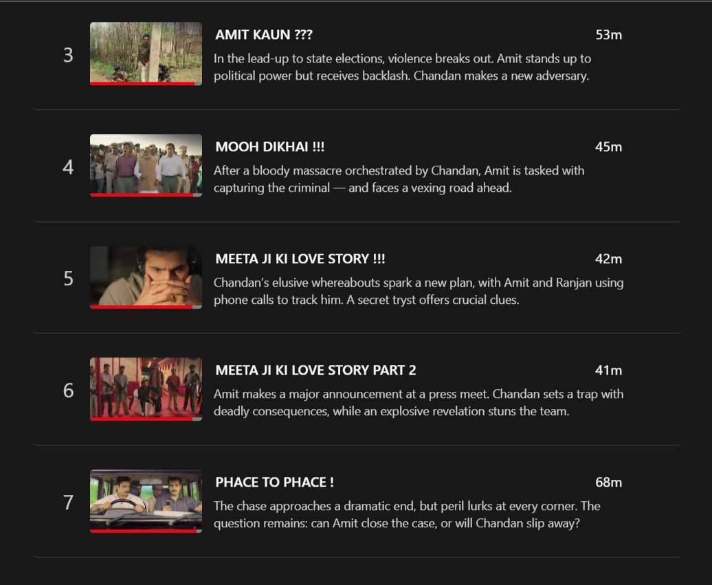 Why1anonymxi's tweet photo. Highly recommended to everyone 
One of the finest web-series , story-telling and casting 
and special thanks to @Ipsamitlodha7 sir for the true story , I didn't read the book yet but I will 

#Netflix 
#KhakeeTheBiharChapter https://t.co/hR8Y2c8ZVF