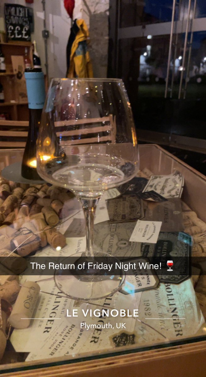 The Return of #FridayNightWine <a href="/Le_Vignoble/">Le Vignoble Plymouth</a> Been a while! #RWY #FNW