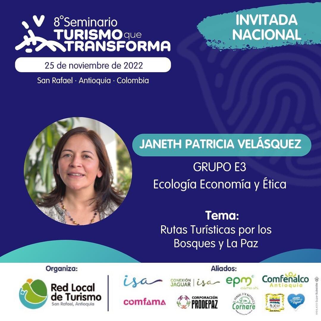 toursanrafael's tweet photo. El Octavo seminario de #turismoquetransforma es un evento organizado por la Red Local de Turismo de San Rafael con el apoyo de @intercolombia @cornare @EPMestamosahi @ComfenalcoAnt @Comfama @Prodepaz @alcaldiasanraf1 https://t.co/AzNvJwCBEd