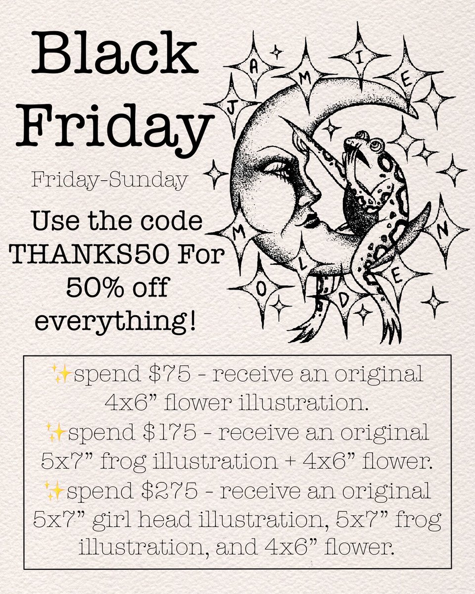 JamieMolden's tweet photo. Black Friday deals are now live! The more you spend, the more freebies you’ll receive!✨ https://t.co/KdR9aH4kAn