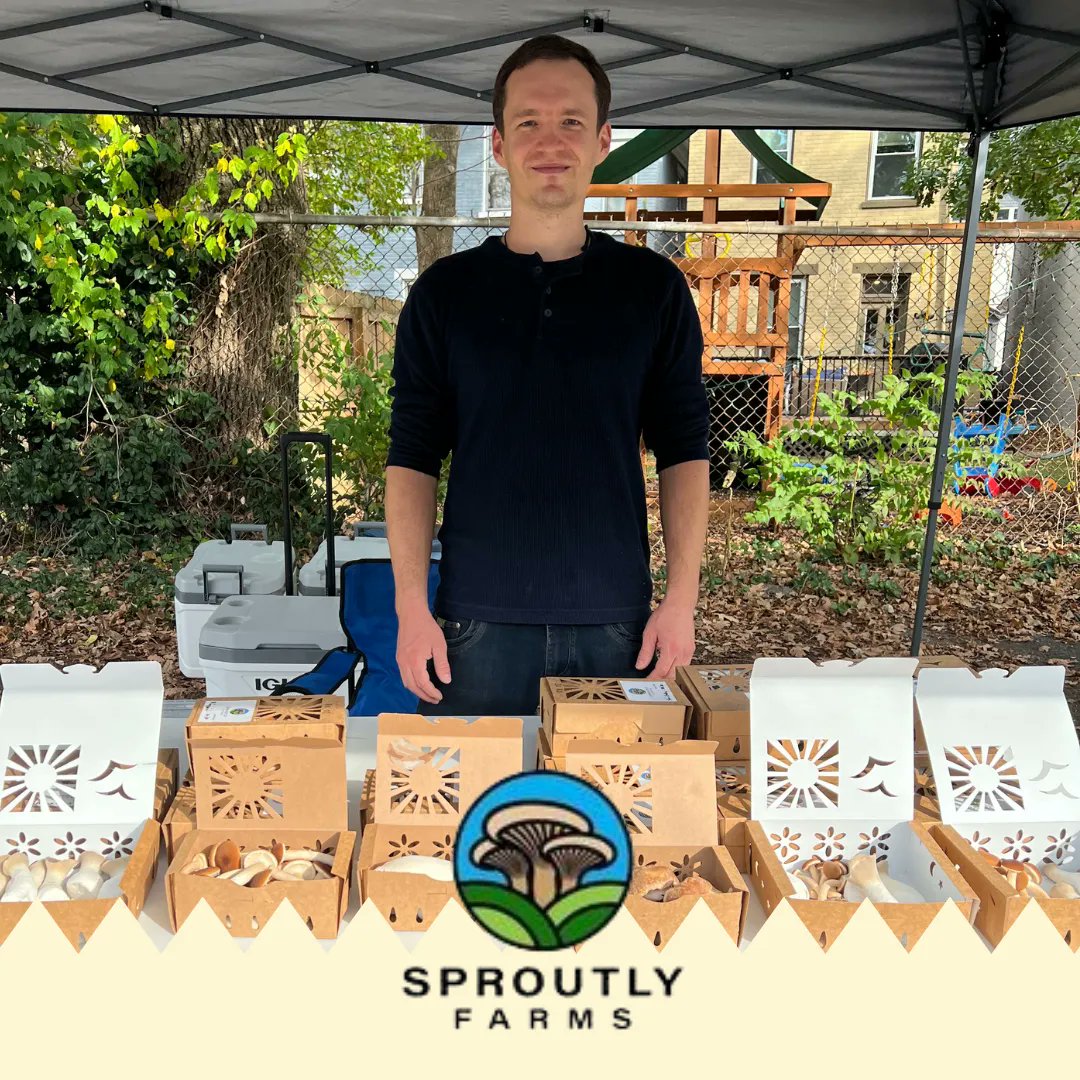 Welcome to our newest mushroom vendor, @sproutlyfarms! The Clifton-based grower will be serving up a wide variety of high-quality, gourmet, and medicinal mushrooms year-round! All mushrooms are locally grown without synthetic chemicals.

Say hello to @sproutlyfarms next week! 🍄