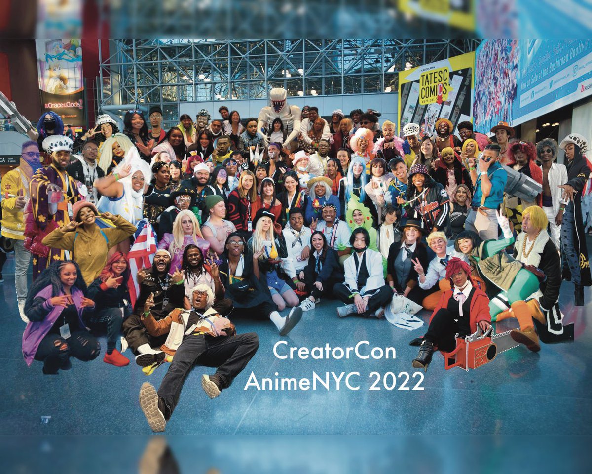 wallflowerjac's tweet photo. so I went to Anime NYC this year! Franky, Kobeni and support for @theotakuacademy ☺️ what a blast! #AnimeNYC https://t.co/KHuEbkHX9T