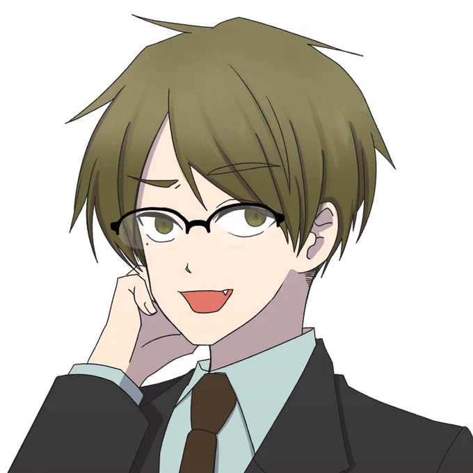 桂太くん。今回は自分で描けた。 