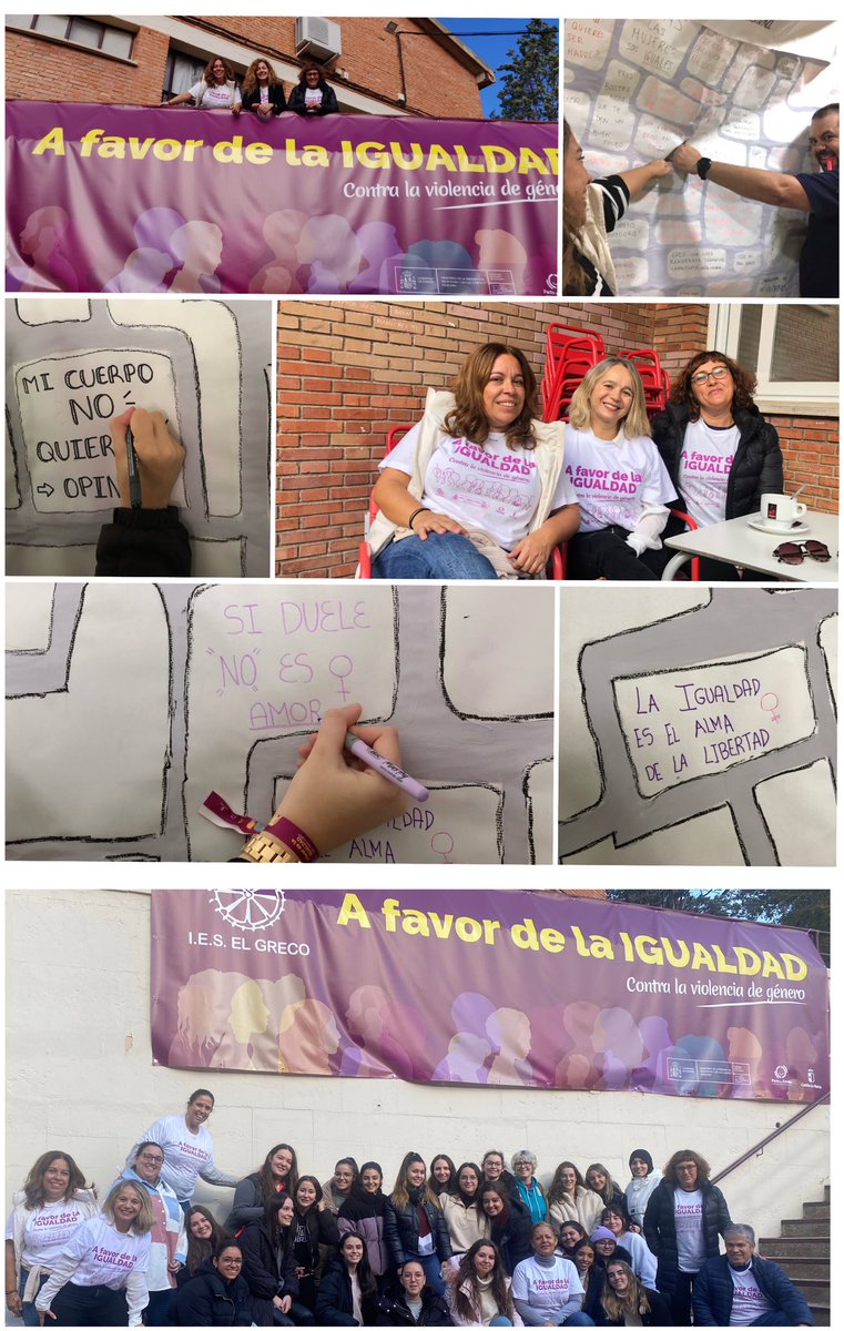 Carmelizfol's tweet photo. #construyendomuroscontralaviolenciadegenero #25N #sororidad #DiaContralaViolenciadeGenero #afavordelaigualdad 💜🟣🟪🚺 https://t.co/h8wQ4B5qL5