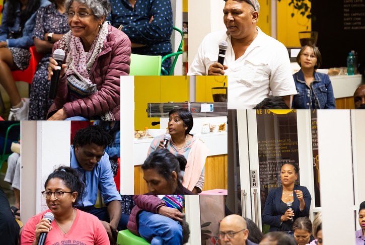 kuminaidoo's tweet photo. I was also so glad to see my brilliant niece Leya 🧡🧡

Thank you so so much to everyone that came out, asked questions and connected with us! 🙏🏿🙏🏿

📸: Toby Mdladla  

#LettersToMyMother
#MakingOfATroublemaker 
#KumiNaidooBook https://t.co/dnIbMLBkUR