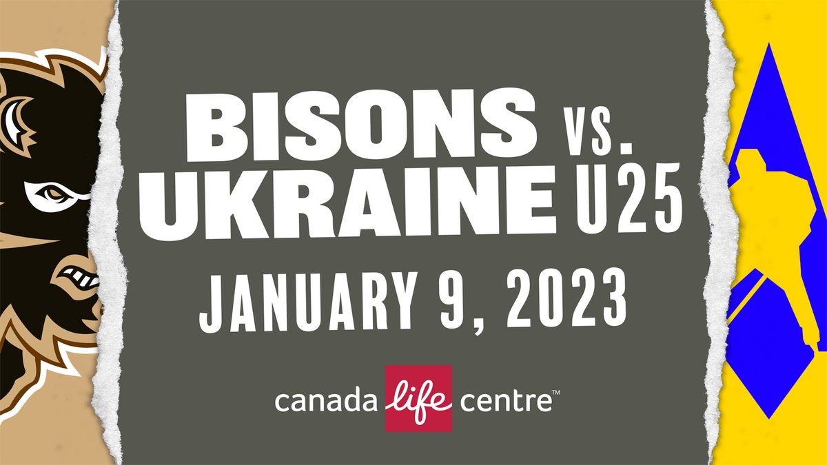 CanadaLifeCtr's tweet photo. Enjoy high-quality hockey while supporting Ukrainian communities and refugees 💙💛 Tickets to The Hockey Can't Stop Tour are now available! 

MORE: https://t.co/3peLJ6JoGR https://t.co/djAmkVGM86
