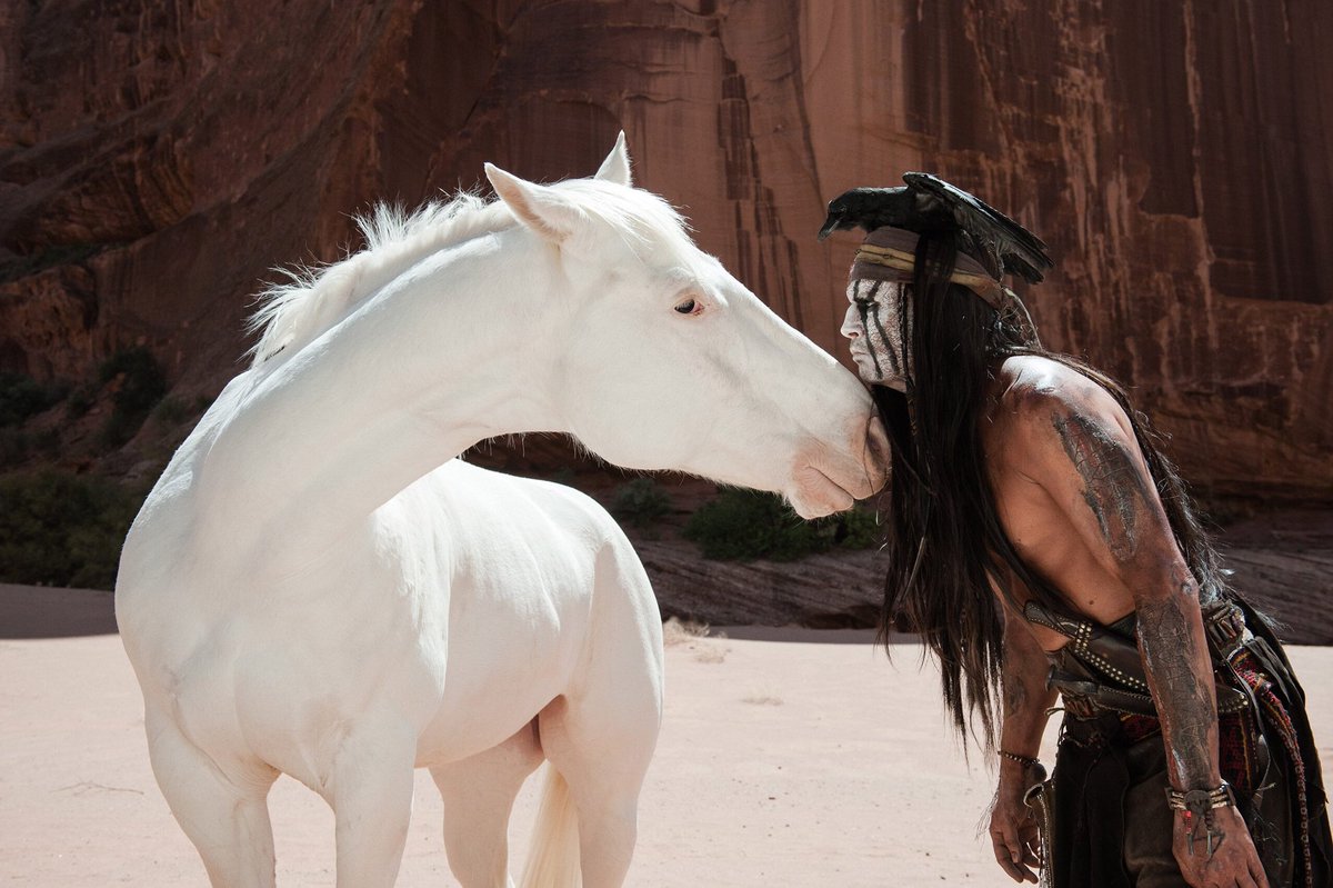 ReemDepp's tweet photo. Tonto ♥️🐎 https://t.co/O8Y0n2ONLg