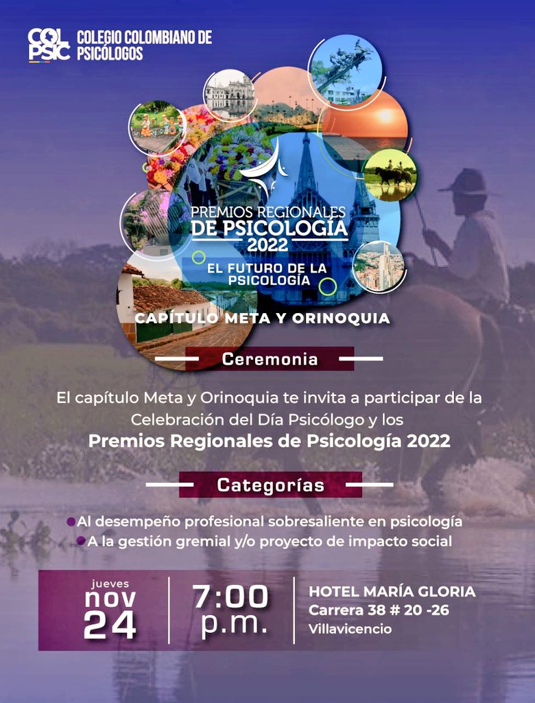 shutther's tweet photo. Con responsabilidad y compromiso recibo y comparto este reconocimiento del Colegio Colombiano de Psicólogos @COLPSIC https://t.co/sSAPDgKrUQ
