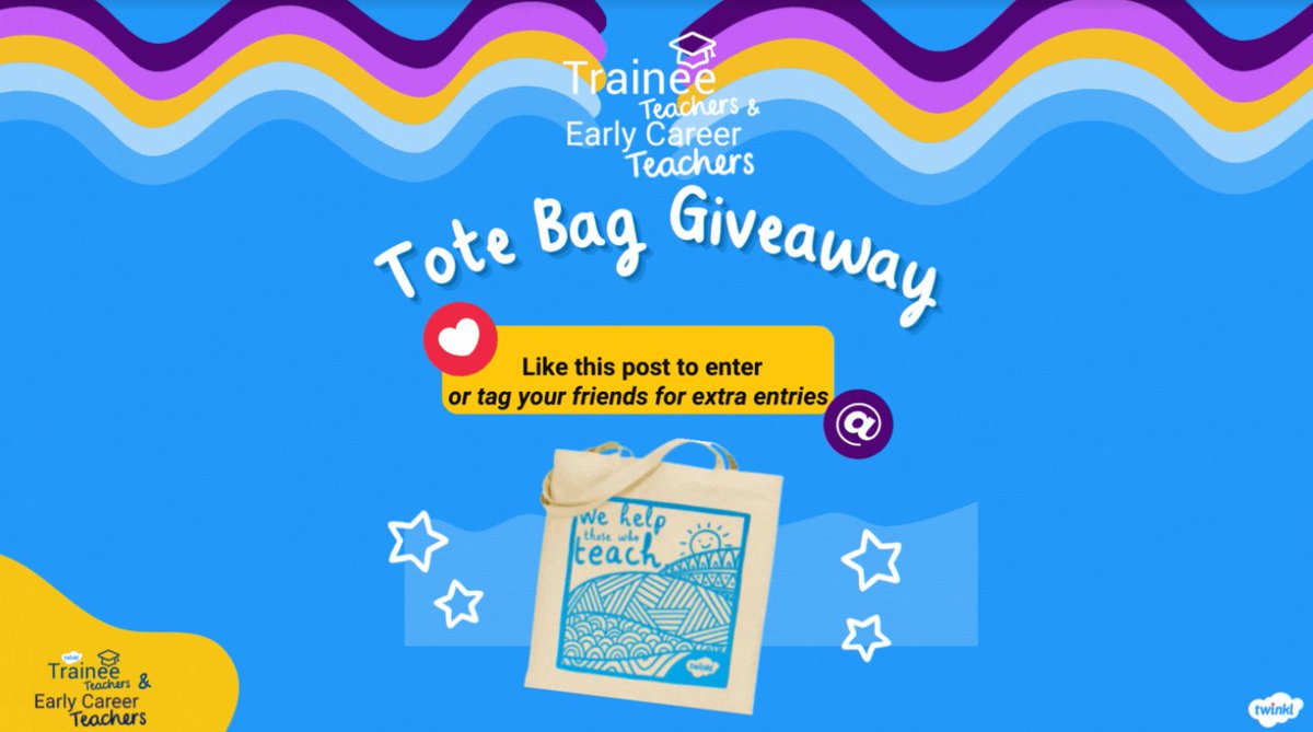 🎉🥳 Twinkl Tote Bag Giveaway 🎉🥳 🎁Fancy winning yourself a Twinkl Tote bag to help carry all of your teacher essentials to school?! 👜 How to enter: 1. Following us 2. Like and retweet this post 🌟Tag a friend in our comments for an extra entry ⭐ #edutwitter #teachers