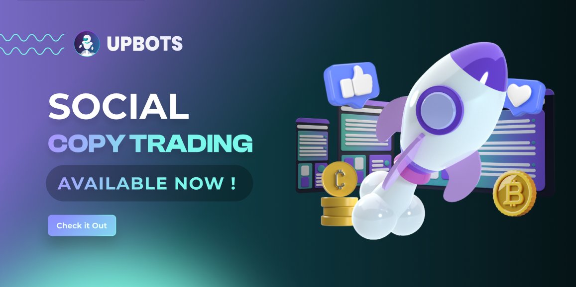 Attention everyone!🥁

As promised, we keep on pushing and just launched social copy trading!🥂

Check it out now 👉  next.upbots.com/copy-trading 

Wanna become our Master Trader? 

👉 docs.google.com/forms/d/e/1FAI…

#trading #crypto #socialtrading