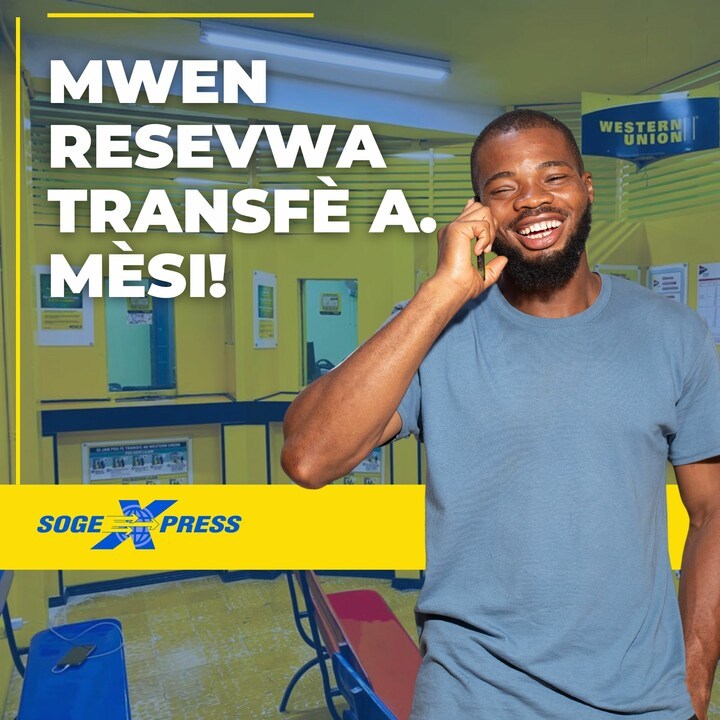 SogexpressHaiti's tweet photo. Ti kòb la rive jodi a! Mèsi!
#Sogexpress #Haiti #WesternUnion https://t.co/wQJHoXv6W7