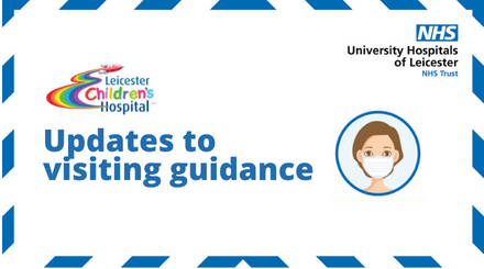 We've temporarily updated our visiting arrangements in our children's areas at Leicester Royal Infirmary including our Children’s Emergency Department. Visiting will be limited to two parents/carers only. More on visiting here: leicestershospitals.nhs.uk/patients/visit…