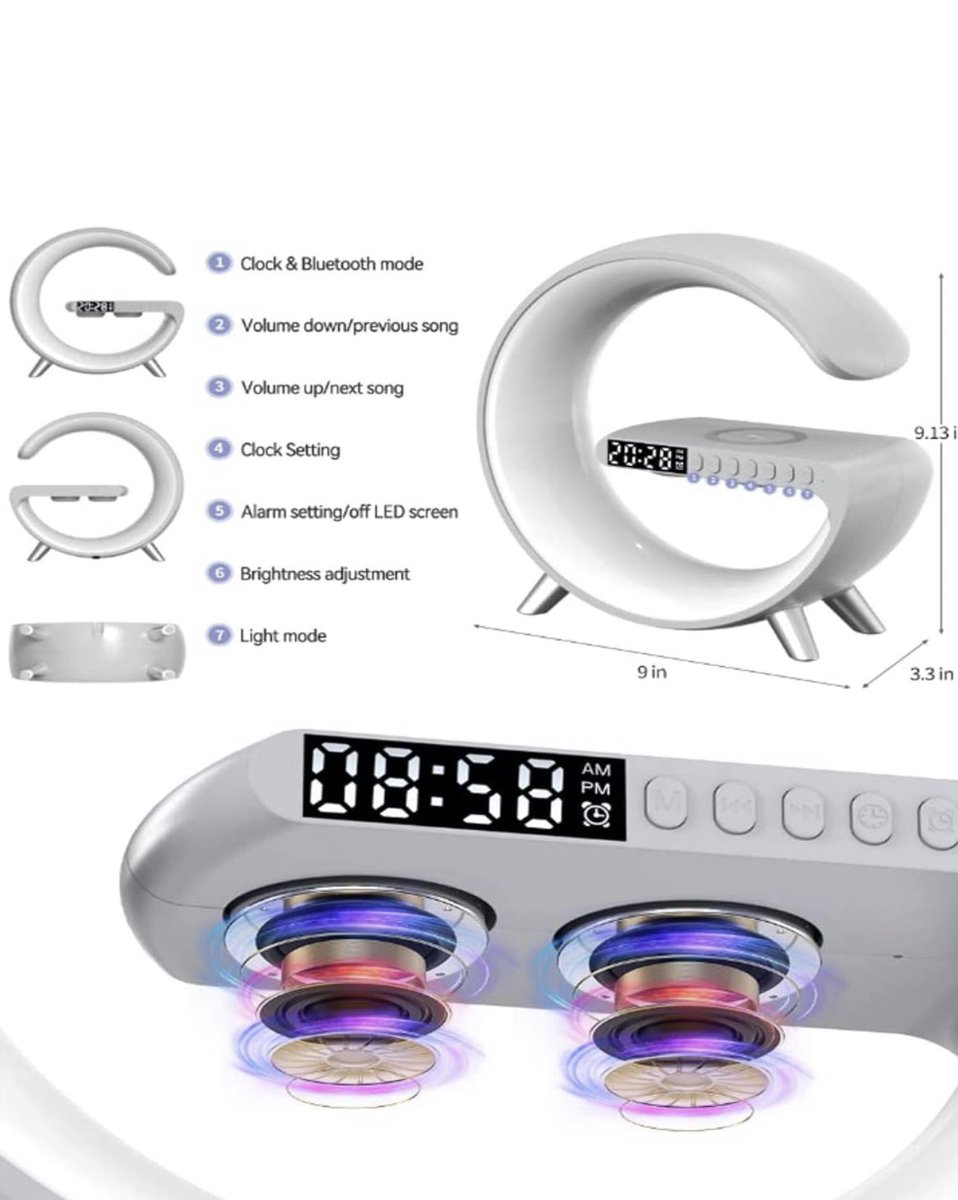 YofEssentials's tweet photo. Intelligent Atmosphere Lamp Bluetooth Speaker Wireless Charger Bedside Lamp Sunrise Wake-up Lamp Polar Lamp Alarm Clock https://t.co/ZKw8VZJCPd https://t.co/KfuKt2DxrZ