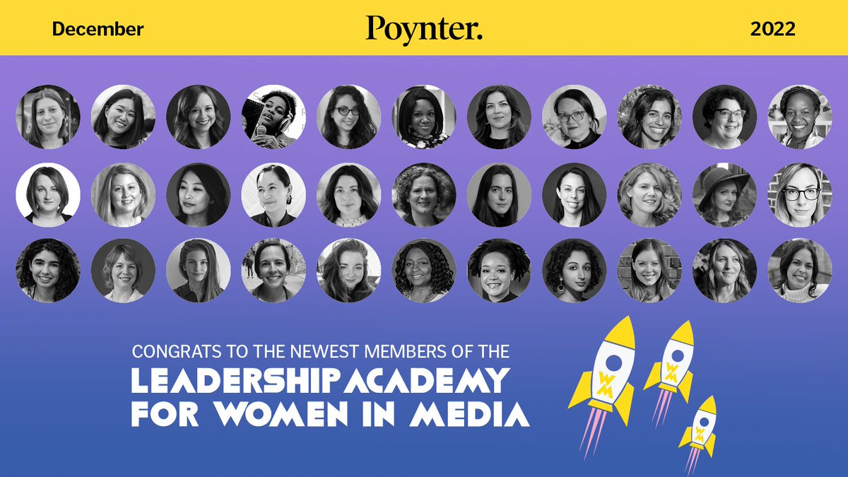 👏A round of applause for 2 talented editors accepted into the Poynter Institute’s 2022 Leadership Academy for Women in Media! The Bradenton Herald’s Lauren Walck & The Kansas City Star’s Allison Dikanovic join an impactful group of news media leaders. #poynterinstitute #media