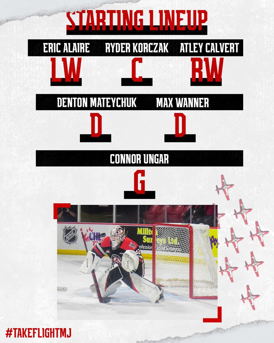 MJWARRIORS's tweet photo. Tonight's starting lineup in Kamloops ‡οΈ
#TakeFlightMJ | #KAMvsMJ https://t.co/9GXffP7xJh
