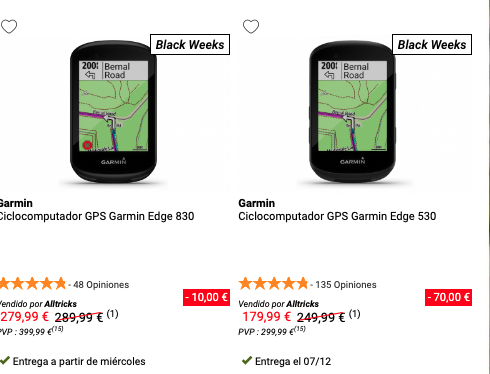 PreMarathon's tweet image. Mini resumen del BF: Amazon 👎, otras 👍, yo 🪦 
Lo mejor/+comprado:
👟 Nike: 25% &quot;GOBIG22&quot; bit.ly/BF25OFF_NIKE
🎽 New Balance: 30%  &quot;CYBER30&quot;  bit.ly/Black_NB
⌚️ FR45s (pequeño) 109 € amzn.to/3U9cnZw 
💻🚲 Edge 530/830/1030+  bit.ly/Edge_Alltrick