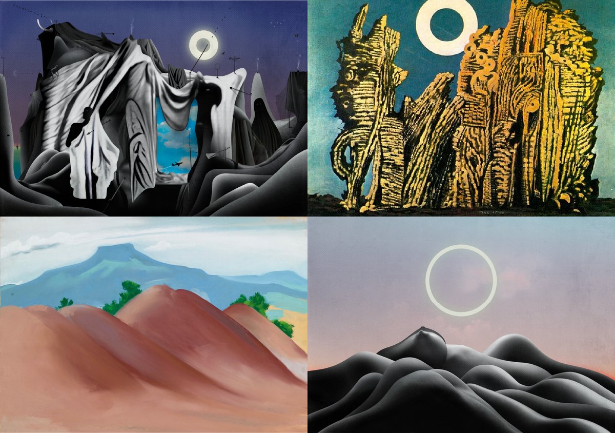 Max Ernst vs. La Nuit (<a href="/artguy_eth/">artguy</a>) 
Georgia O'Keeffe vs. Eventide over The Mesa