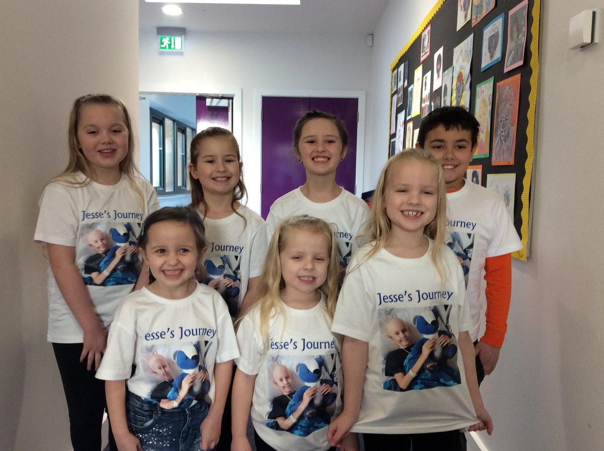 It was such a privilege to raise money for Jesse’s Journey today at school. Thank you for all of your donations today.