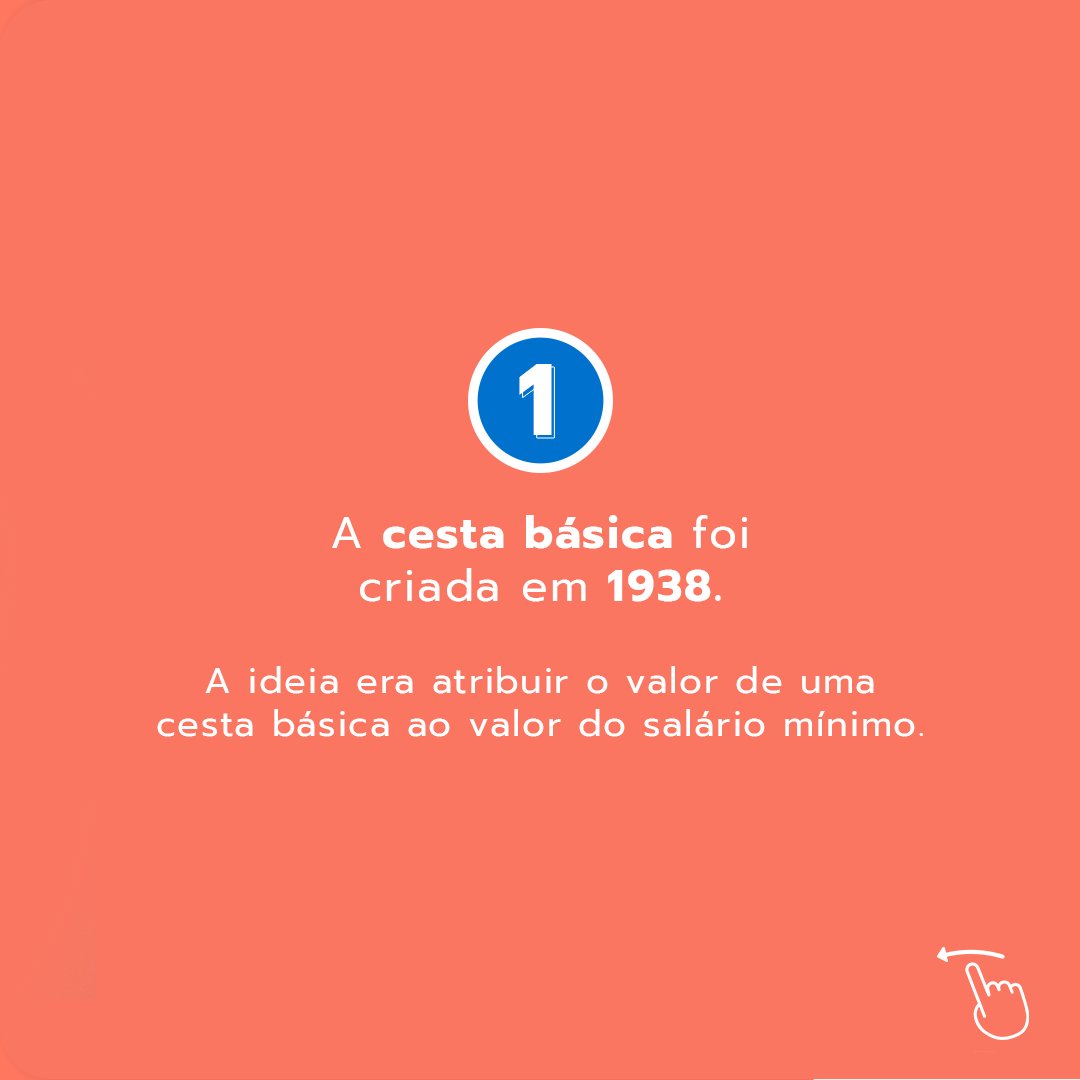 instconectabr's tweet photo. A Cesta Básica Nacional refere-se a uma lista formada por produtos que são considerados fundamentais para que uma pessoa mantenha seu sustento durante cada mês do ano. Você já sabia dessas curiosidades? 🧐 https://t.co/TDj9X24rRT