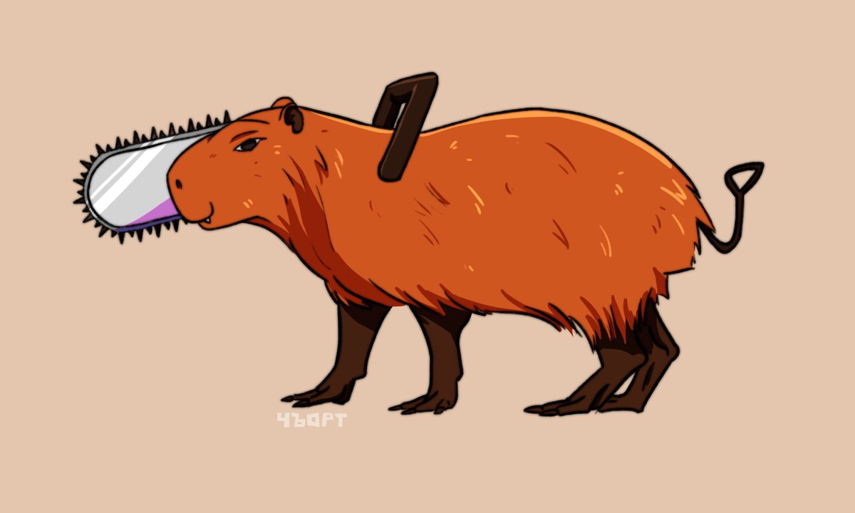 office_chort's tweet photo. Pochita is actually a capybara, in case you didn't know

#chainsawman https://t.co/5mlg4Uyam4