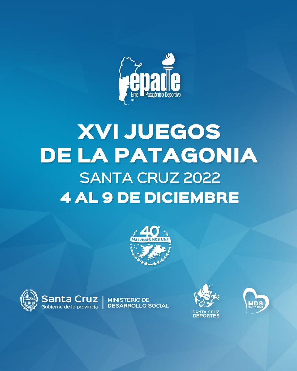 _SantaCruzAr's tweet photo. No queda nada para el comienzo de los juegos #Epade 2022 que tendrán como sede nuestra provincia, y junto a los medios públicos y el ministerio de @DesarrolloSC, te llevaremos lo mejor de cada encuentro hasta tu casa. 🏔️🤾‍♀️🏀🏊 
#EPADESantaCruz #EPADE https://t.co/Ivgw3i1bUz